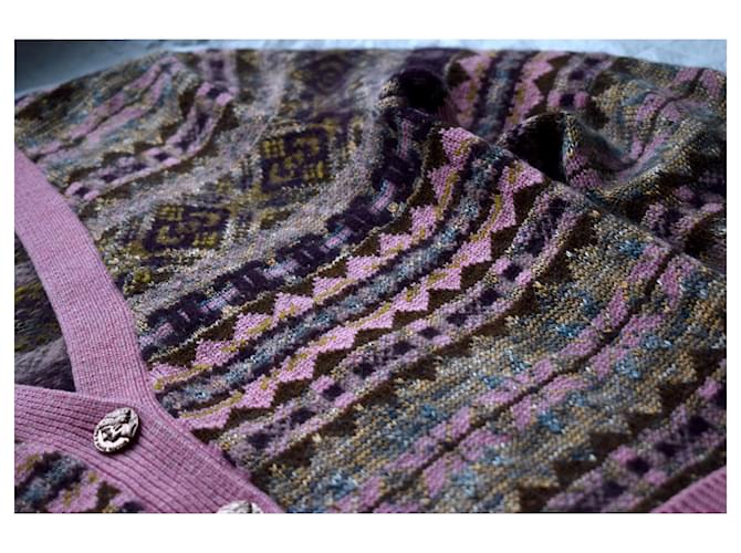 Chanel Paris-Rom Cardigan CC-Knöpfe Mehrfarben - Ansicht 12