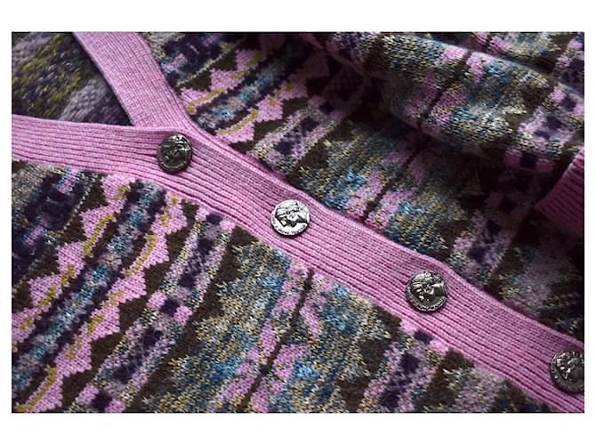 Chanel Paris-Rom Cardigan CC-Knöpfe Mehrfarben - Ansicht 17