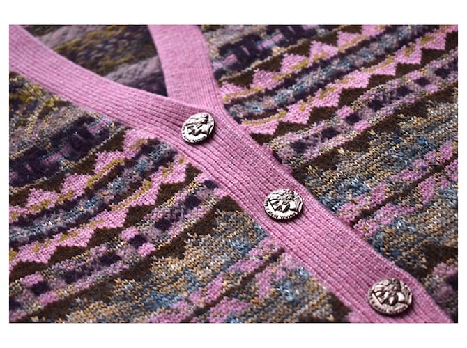 Chanel Paris-Rom Cardigan CC-Knöpfe Mehrfarben - Ansicht 6