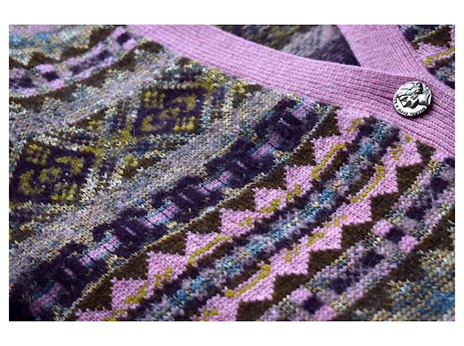 Chanel Paris-Rom Cardigan CC-Knöpfe Mehrfarben - Ansicht 7