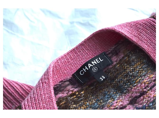 Chanel Paris-Rom Cardigan CC-Knöpfe Mehrfarben - Ansicht 8