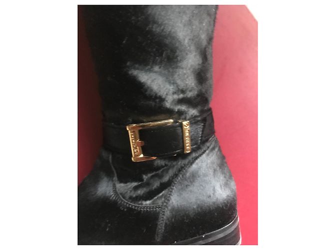 Autre Marque Botas Bandolino Tall Cavalino Nero negras 37 Negro - vista 3