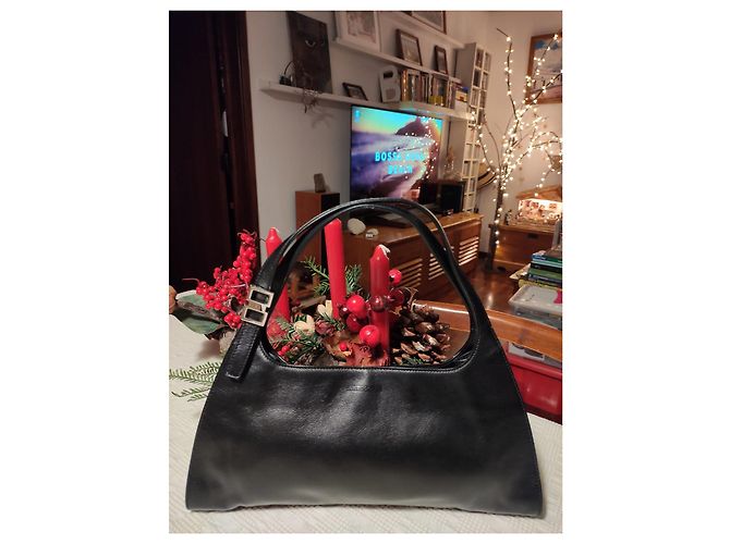 Borsa Gucci in pelliccia nera Nero - vista 2