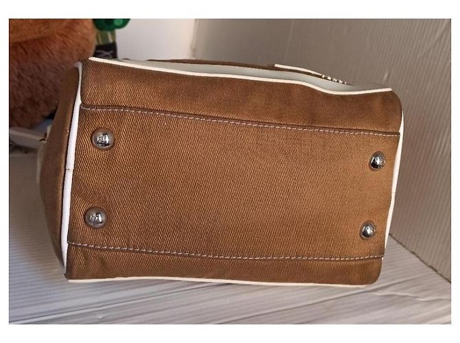 Fendi mini bag borsa a mano Bianco Beige - vista 7