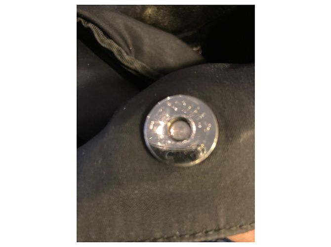 Borsa a tracolla Chanel nera in poliuretano Nero - vista 11