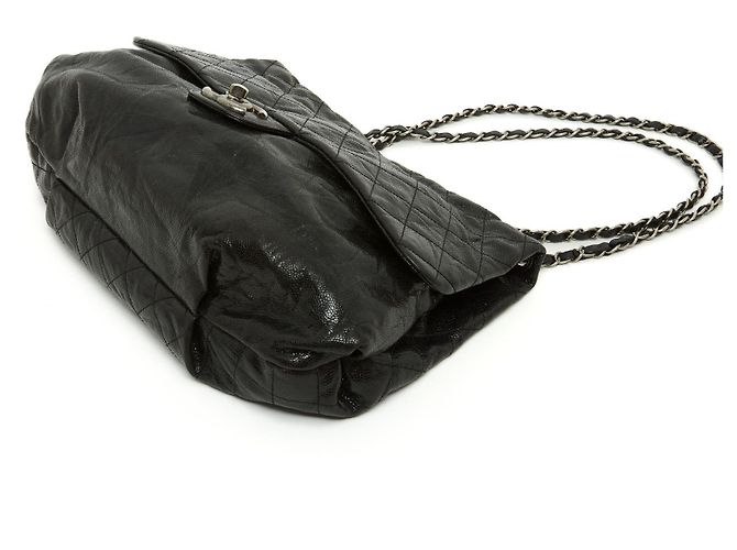 Timeless Chanel CAVIAR MACIO CLÁSSICO MAXI Preto - vista 4