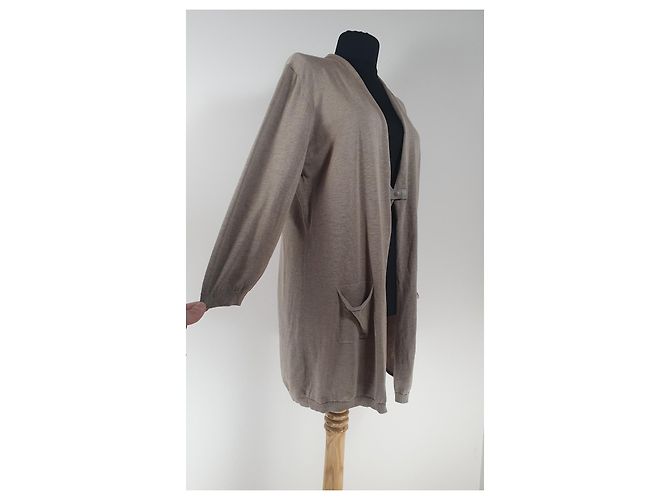 Fabiana Filippi Strickjacke Beige Baumwolle - Ansicht 3