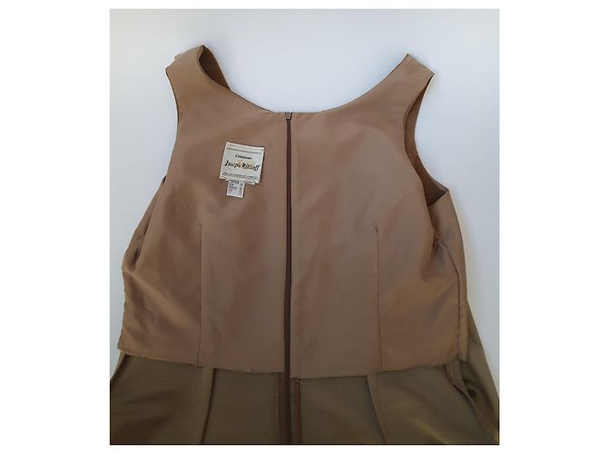 Abito Joseph Ribkoff Marrone Nero - vista 5