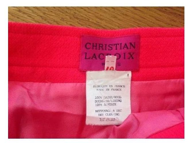Christian Lacroix Wollrock Koralle - Ansicht 3