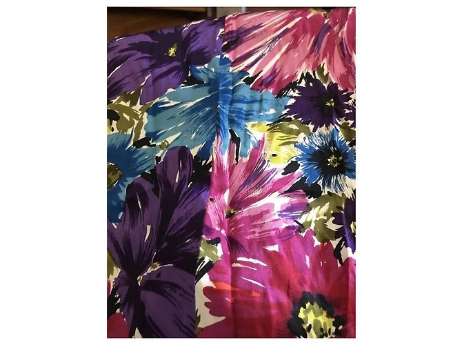 Abito Les Petites in seta multicolore - vista 3