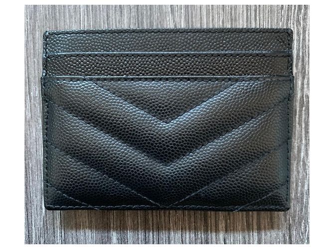 Saint Laurent Monogramme card wallet Black - view 2