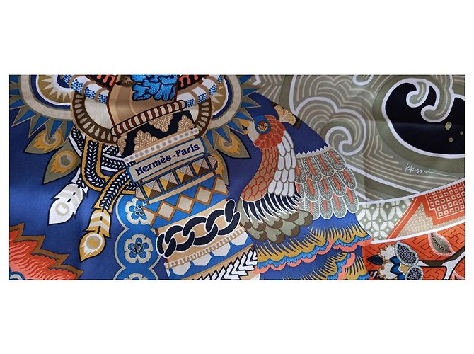 Hermès carré 90 duo cosmico Multicolore - vista 4