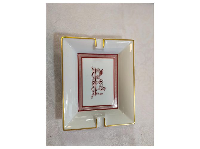 Cendrier Hermès Blanc Fourrure Renard - vue 5