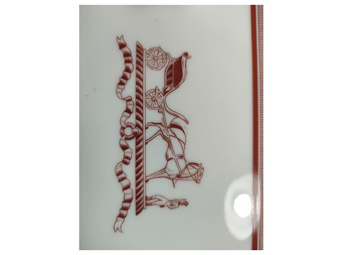 Cendrier Hermès Blanc Fourrure Renard - vue 6