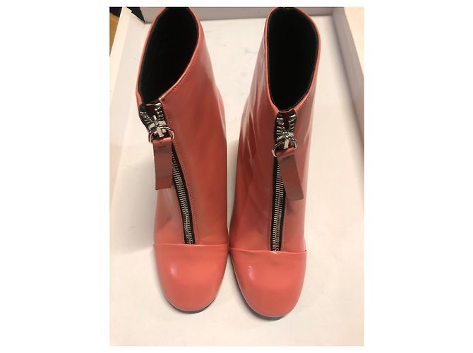 Bimba & Lola Botines de charol coral - vista 2