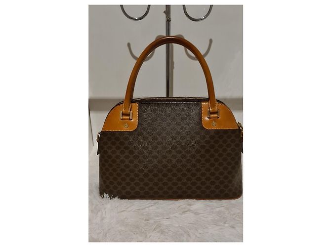 Borsa Céline Marrone Monogramma Tela Rivestita - vista 2