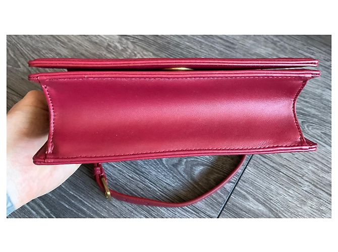 Borsa a tracolla Dior Diorama in pelle rossa Rosso - vista 11