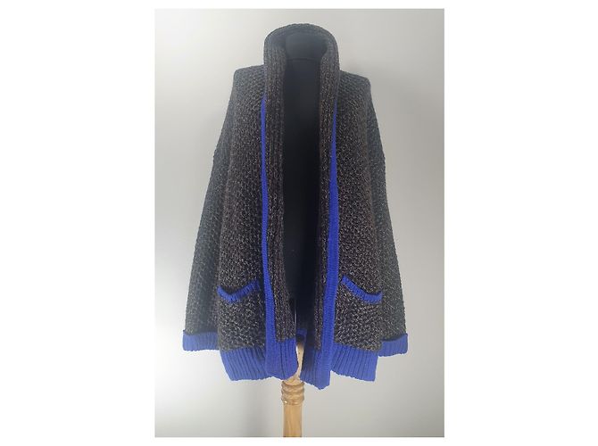 Essentiel Antwerp Cardigan Bunt Wolle und Mohair Mehrfarben - Ansicht 4
