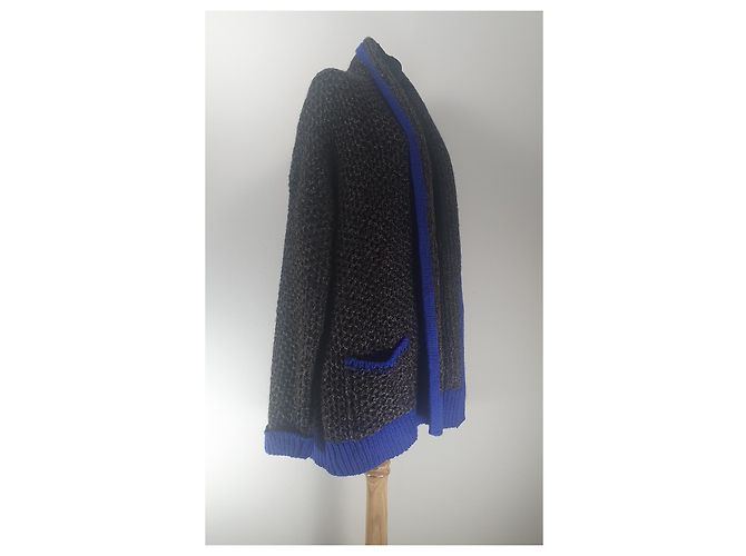 Essentiel Antwerp Cardigan Bunt Wolle und Mohair Mehrfarben - Ansicht 5