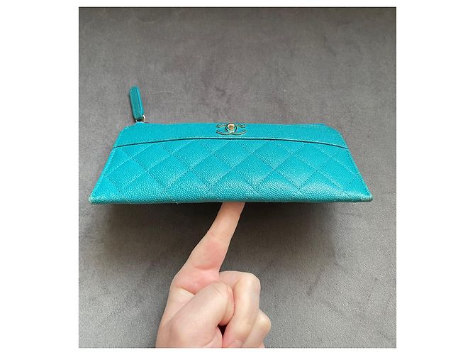 Chanel Purses, wallets, cases Turquoise - view 3