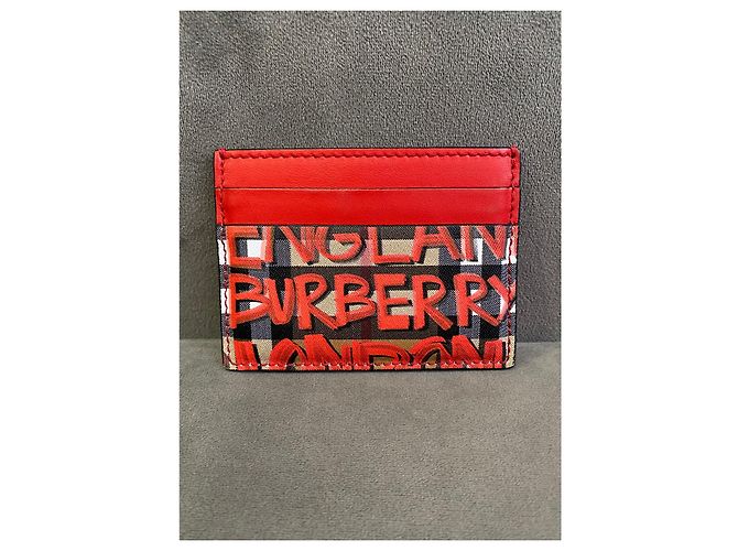 Burberry Wallets Small accessories Red - vista 2
