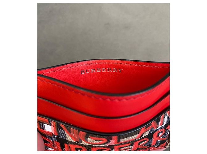 Burberry Wallets Small accessories Red - vista 3