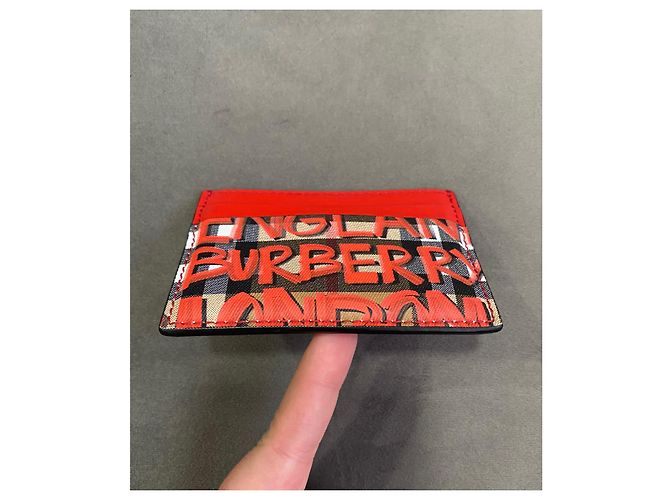 Burberry Wallets Small accessories Red - vista 4