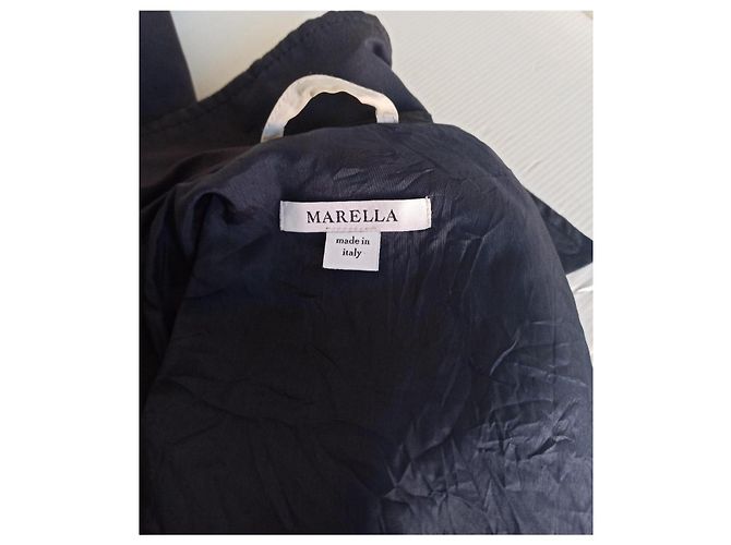 Gabardina Marella con botonadura forrada Azul oscuro - vista 12