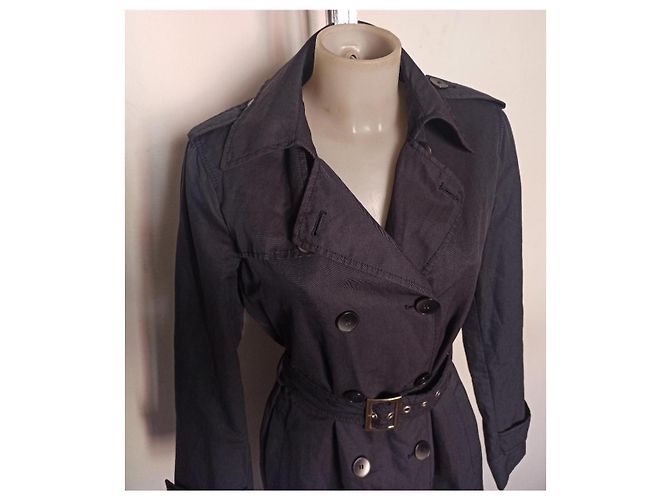 Gabardina Marella con botonadura forrada Azul oscuro - vista 13