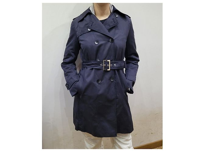 Gabardina Marella con botonadura forrada Azul oscuro - vista 4