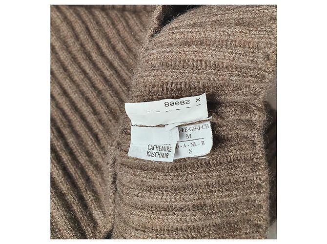 Jersey corto Brunello Cucinelli de cachemira marrón Castaño - vista 6