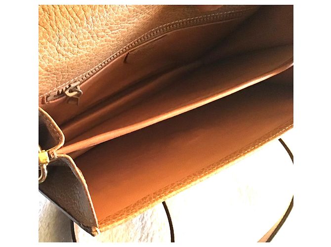 Céline Handtasche aus Leder Hellbraun - Ansicht 12