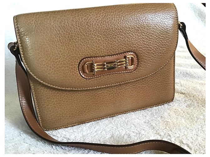 Céline Handtasche aus Leder Hellbraun - Ansicht 3