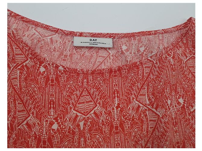 Vestido rojo de viscosa Day Birger & Mikkelsen Roja - vista 6