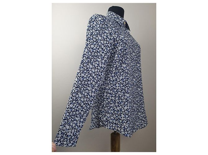 Camicia Ralph Lauren a fiori blu e bianca Bianco - vista 3