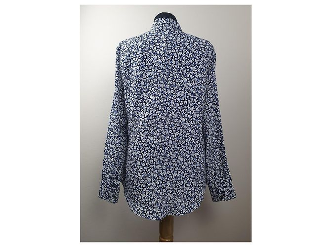 Camicia Ralph Lauren a fiori blu e bianca Bianco - vista 4