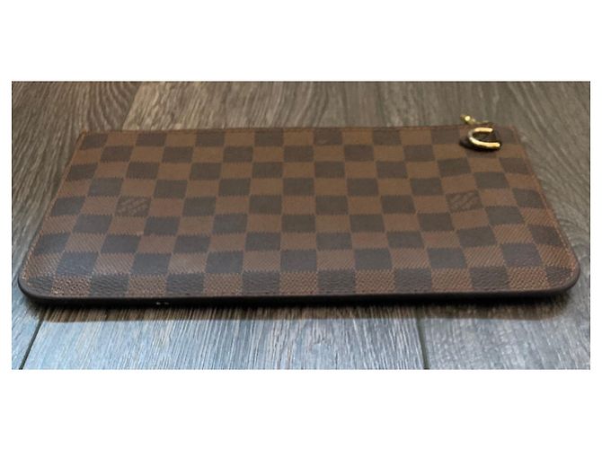 Pochette Louis Vuitton Neverfull Damier Ebene - vista 3