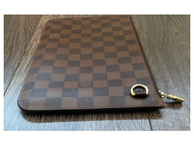 Pochette Louis Vuitton Neverfull Damier Ebene - vista 4