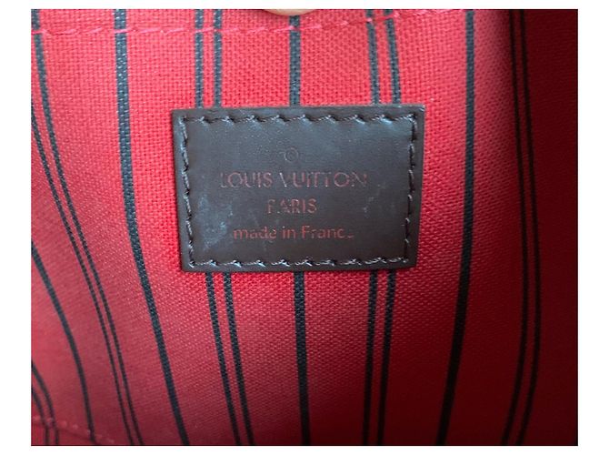 Pochette Louis Vuitton Neverfull Damier Ebene - vista 8