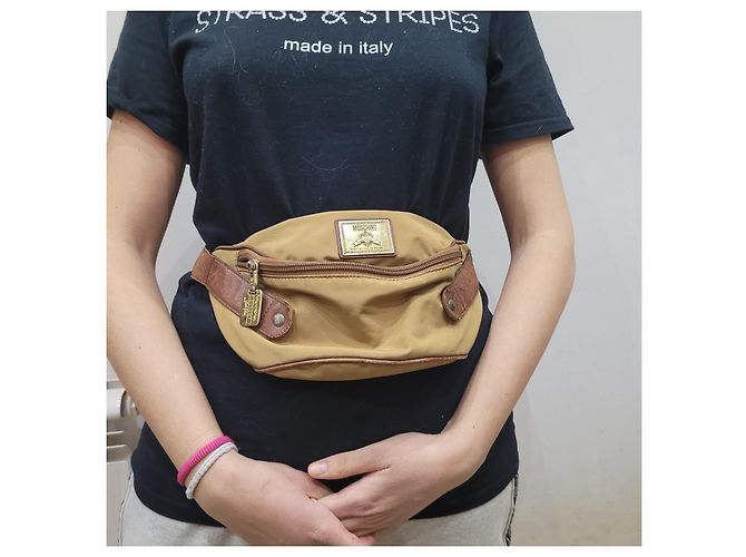 Marsupio Moschino Redwall Marrone Beige - vista 12