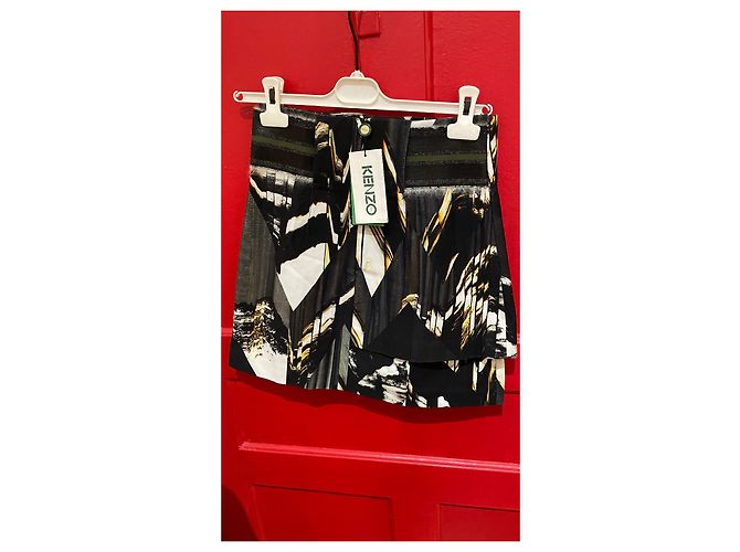 Gonna Kenzo in cotone ed elastan multicolore - vista 2