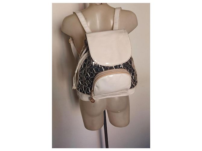 Valentino Garavani borsa zaino bianco - vista 10
