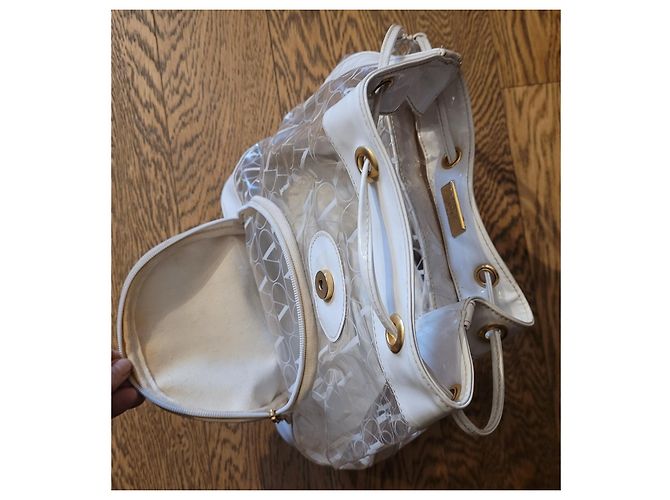 Valentino Garavani borsa zaino bianco - vista 7