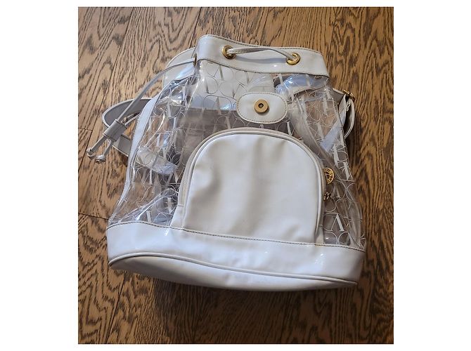 Valentino Garavani borsa zaino bianco - vista 8