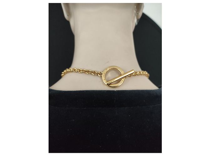 Collana Nina Ricci con pendente a nodo dorato D'oro - vista 3