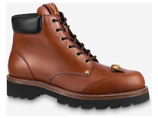 Louis Vuitton BOOTS vuitton boot OBERKAMPF Brown Black - view 2