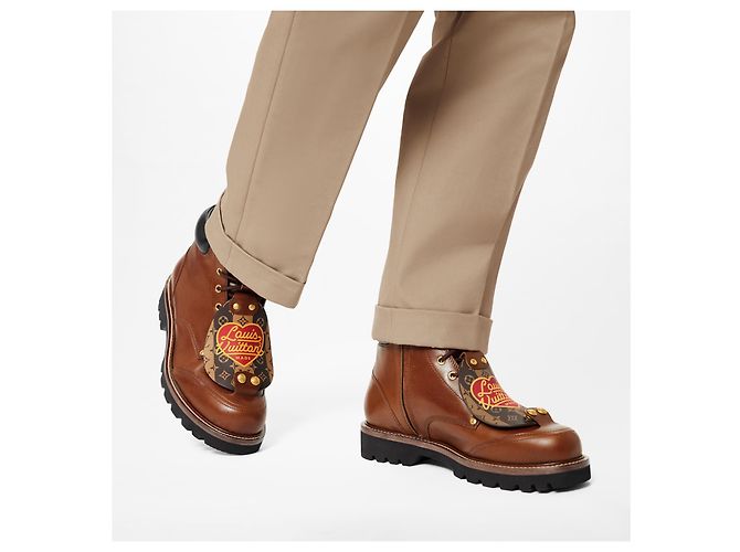 Louis Vuitton BOOTS vuitton boot OBERKAMPF Brown Black - view 8