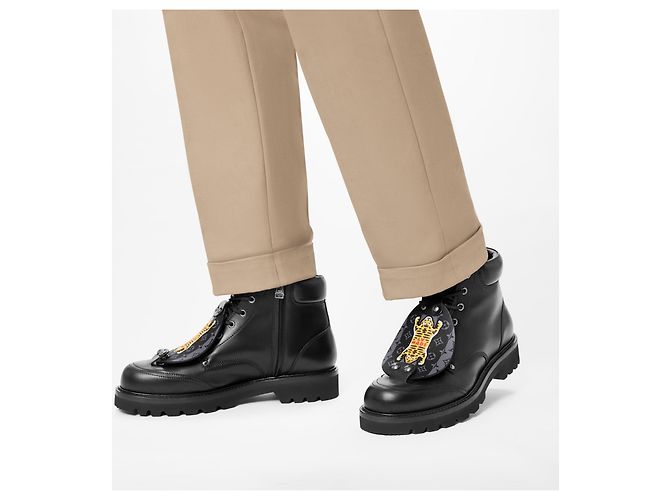 Louis Vuitton Oberkampf Nigo Vuitton boot Black - view 5