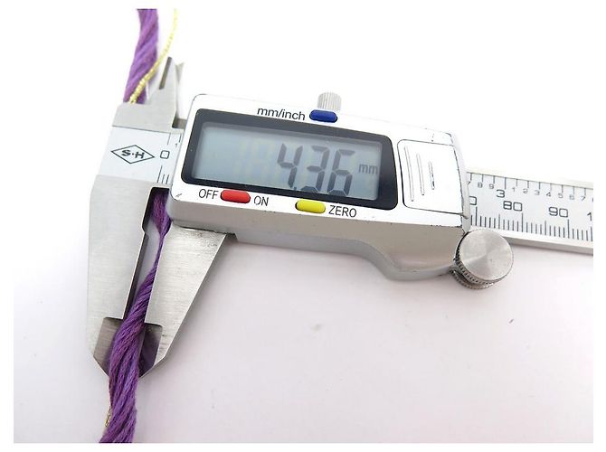 PULSEIRA ELEFANTE TURQUESA AURELIE BIDERMANN FIOS DE ALGODÃO ROXO - vista 9
