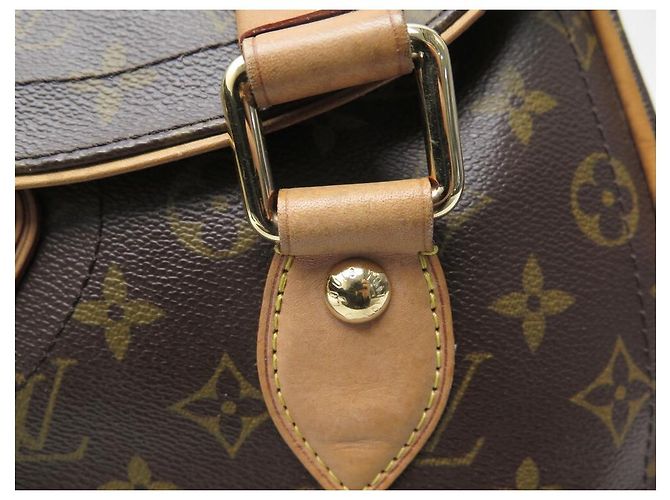 LOUIS VUITTON BEVERLY GM SR HANDBAG0190 LEATHER & CANVAS MONOGRAM HAND BAG Brown - view 5